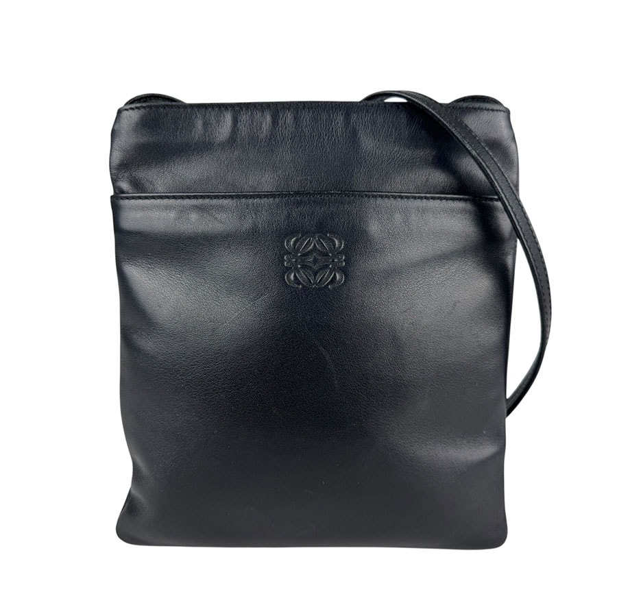 ロエベ LOEWE ショルダーバッグ レザー ブラック ユニセックス z6709