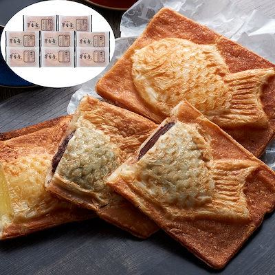 クロワッサン鯛焼き 3種セットA つぶあん3個 カスタ...のサムネイル
