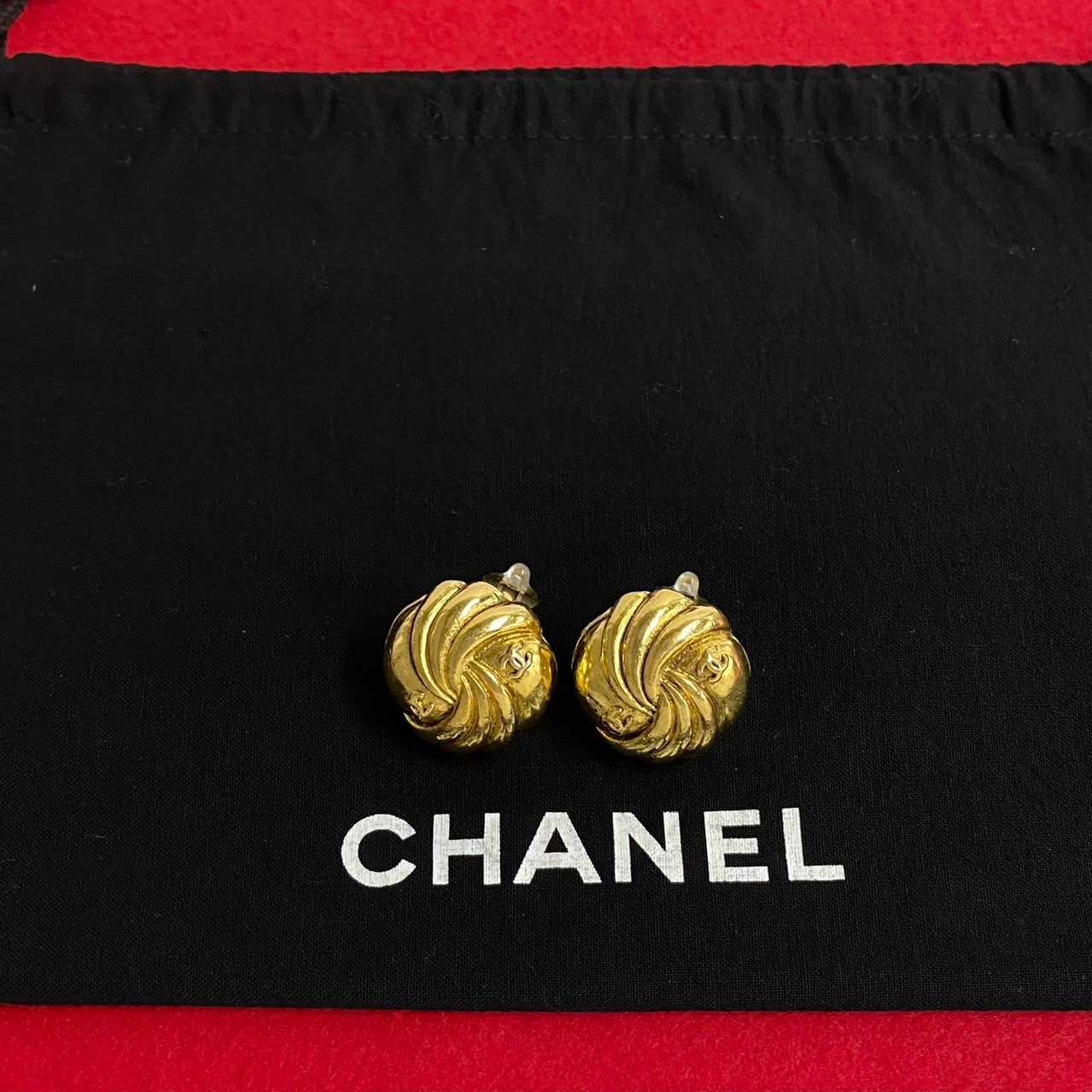 ヴィンテージイヤリング GP ゴールド 74138