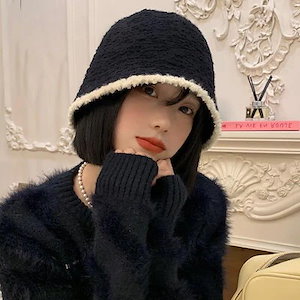 [本日限り激安SALE]レディース 帽子 レディース ニットバケットハット 群 抜 小顔効果 品質良い