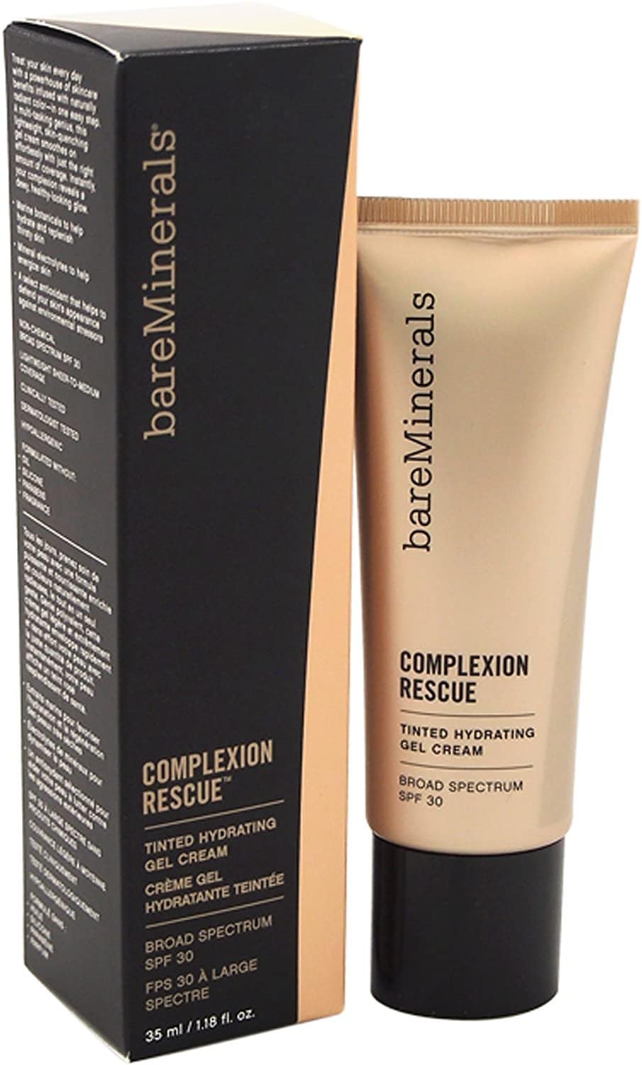 ベアメニティークレスキュー ティンテッド水和ゲルクリーム SPF 30バニラ021.18 オンス