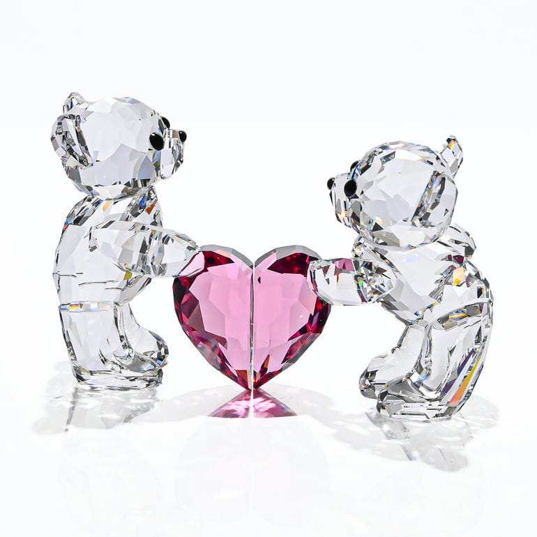 クリスタルフィギュア フィギュリン Krisベア A PERFECT MATCH 5690970 インテリア オブジェ 置物