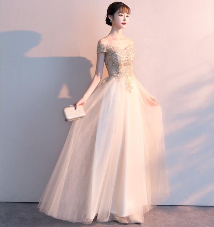 パーティードレス オフショルダー 大人 ピアノ 発表会 フォーマル イブニングドレス Aラインドレス ロングドレス カクテルドレス 大きいサイズ 結婚式 演奏会ドレス 二次会 袖あり キャバドレス 安