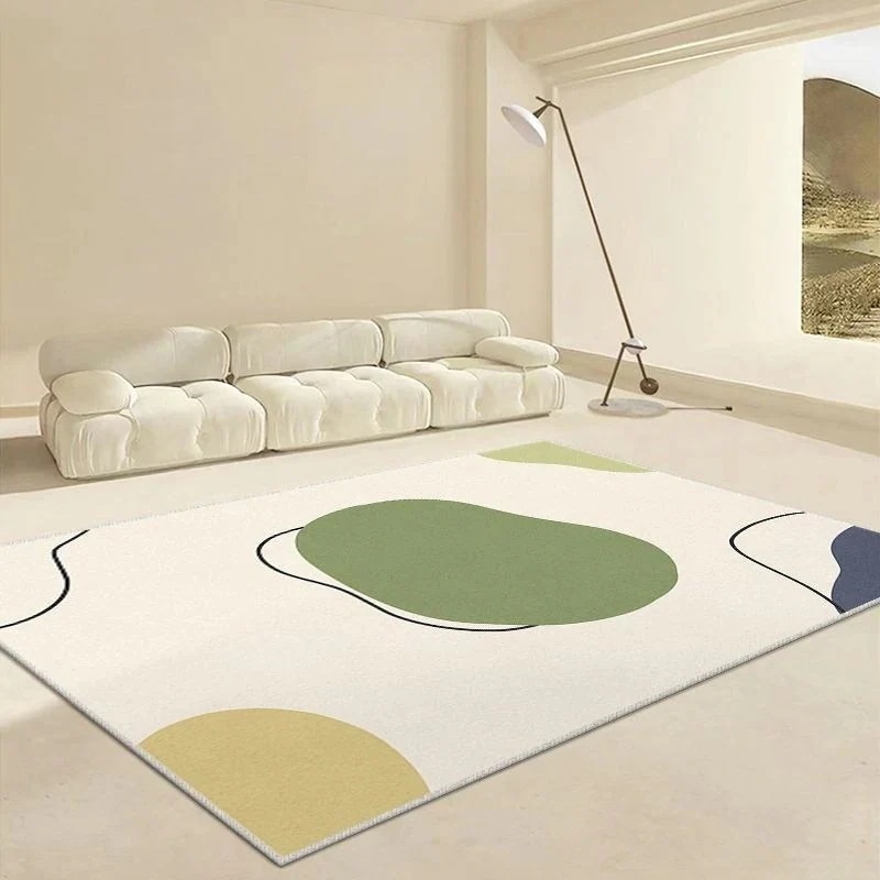 カーペットリビングコーヒーテーブルカーペットシンプルベッドフルベッドサイドブランケット カーペット