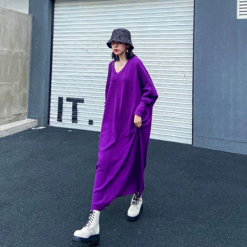 【J.Fashion】 フランス風 ニットワンピース 秋冬 おしゃれ 個性的なデザイン レディース ロングワンピース メガ割