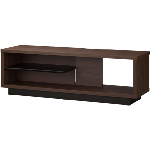 OTS-100SR ウォールナット/ブラック オープンテレビ台 スタンダードタイプ メーカー直送