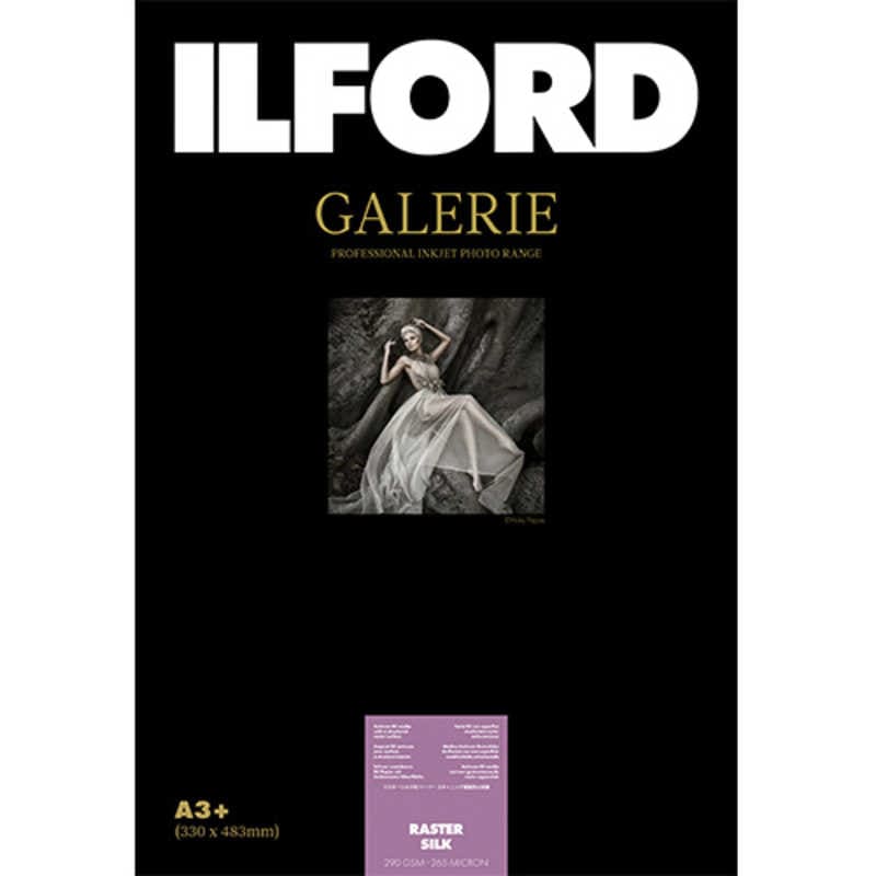 イルフォード　イルフォードギャラリーラスターシルク 290g/m2( A3ノビ50枚)ILFORD GALERIE Raster Silk　422144