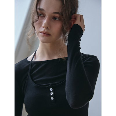 Admiral チャコール 2024秋冬 ピンタックフレアスリーブTEE 【公式通販】