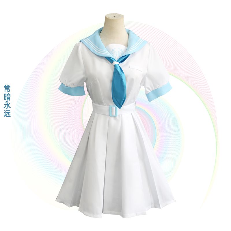 ホロライブ×honeyworks 全員セーラー服 スターストリートラビット 天宝忠 アニメコス服 新品スカート