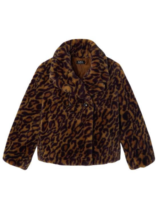 A.P.C. Women Coats PSALAF01556 CAA Brown