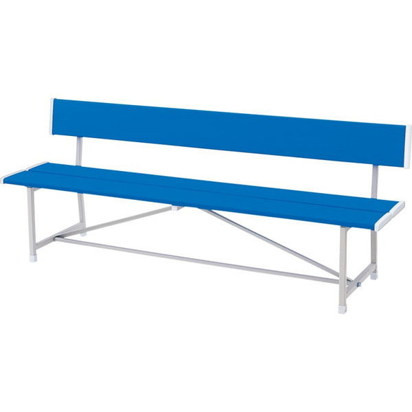 EKA311 再生ABS樹脂ベンチ1500背付 メーカー直送