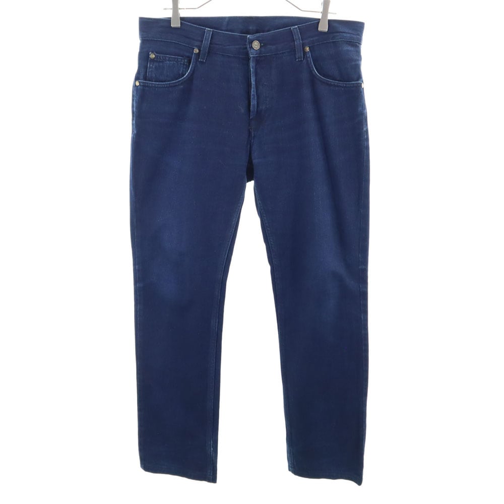 イタリア製 デニムパンツ W31 インディゴ ジーンズ ボタンフライ メンズ