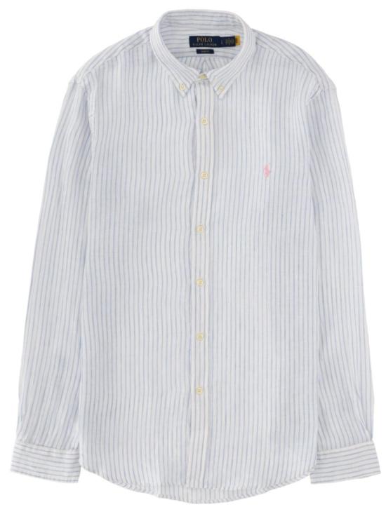 POLO RALPH LAUREN Men Shirts 710B15647 0027188AWHITEBLUE White