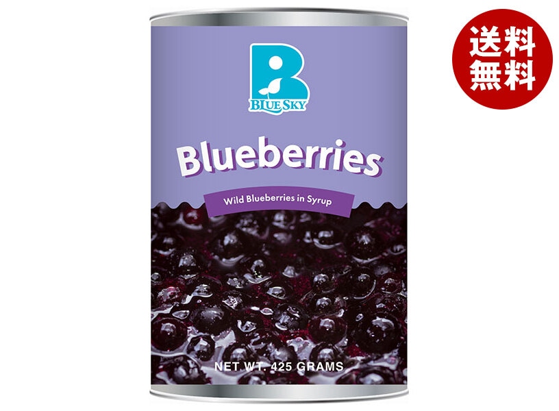 ブルースカイ ブルーベリー 4号缶 425g＊12個入＊(2ケース)