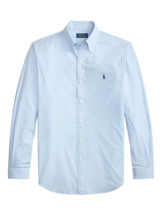 POLO RALPH LAUREN Men Long Tops 710 B15 614 002 CABANA BLUE WHITE