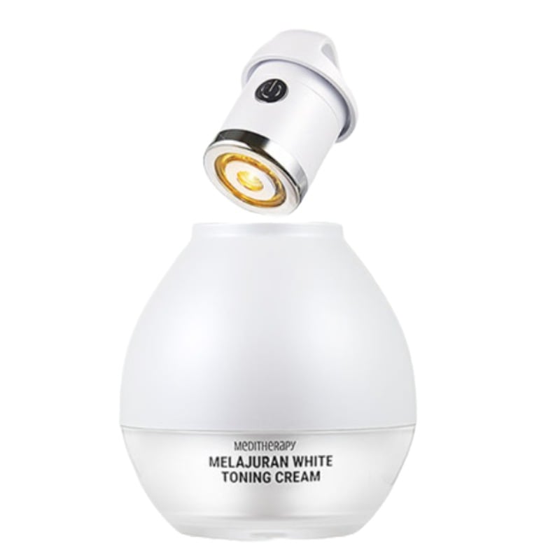 [5日ギミクリーム] メリジュラン ホワイト トーニング セット (美顔器EMS+クリーム5ml)