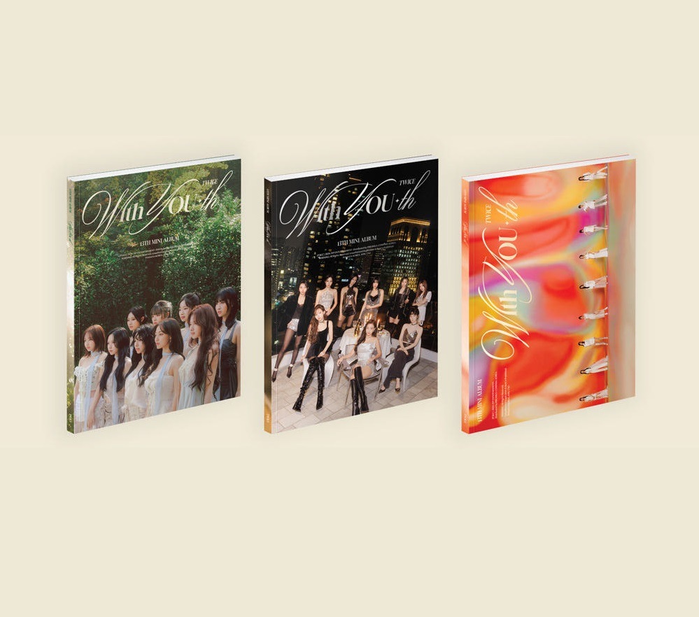 (未開封新品) TWICE WIDE ユースミニ13集アルバム WITH YOU-TH 3種セット