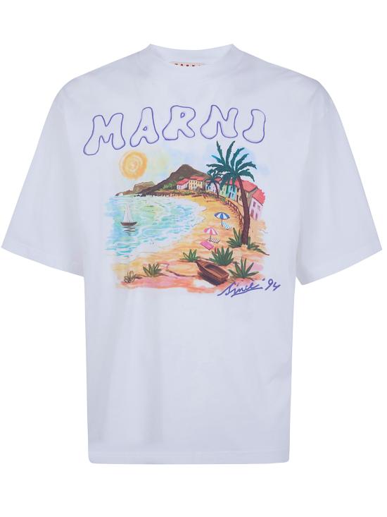 MARNI Men Tops HUMU02234P USCZ06 PRW01 LILY WHITE