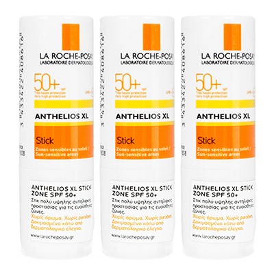 【使用期限：2023年10月】　日焼け止め　ラロッシュポゼ アンテリオスXLスティックSPF50+ 9g 3本 海外直送