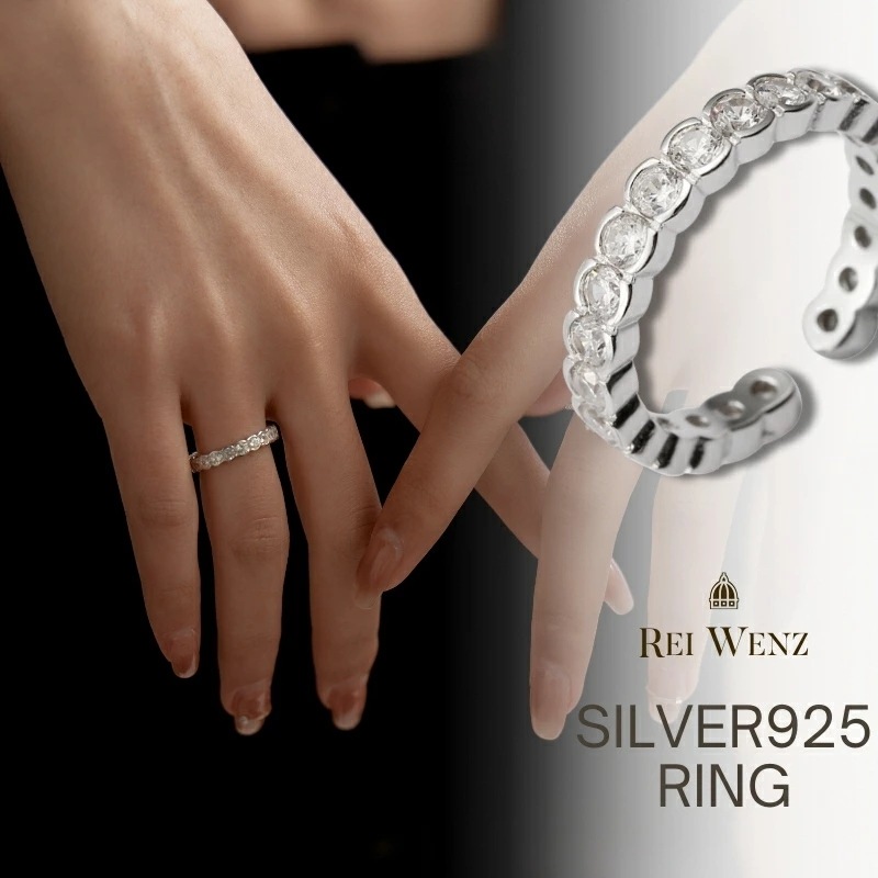 【高品質Silver925】【予約商品】シルバー リング ジルコニア 一粒 スクエア 四角 レディース 重ね 金属アレルギー インスタ おしゃれ オフィス プレゼント 人気