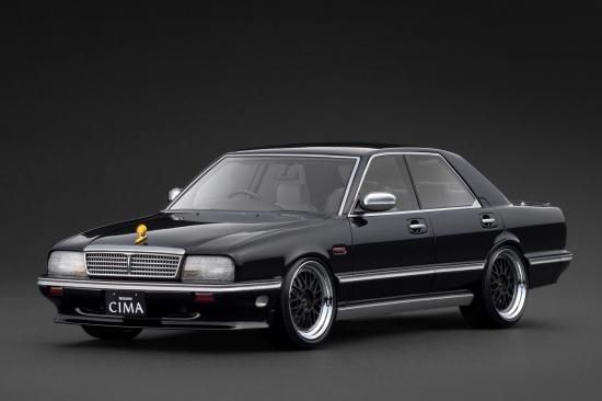 ignitionモデル 1/18 NISSAN GLORIA CIMA (Y31) Black【IG3900】 ミニカー IG3900 ニッサン グロリア シーマ Y31 ブラック