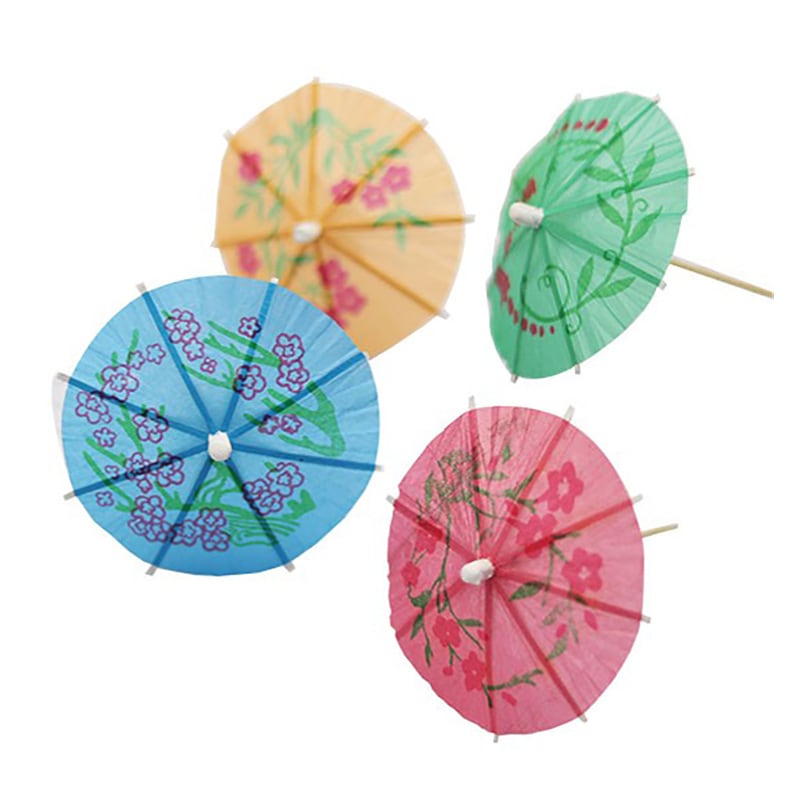 フラワーペーパー小傘カクテルフルーツスナックコールドディッシュ詰め合わせミニアートつまようじ装飾アートサイン