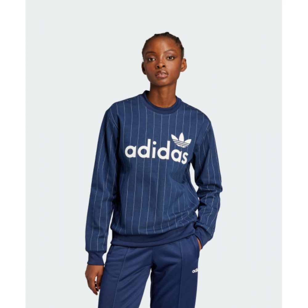 ADIDAS ピンストライプ グラフィック スウェットシャツ JJ3488 10,783円