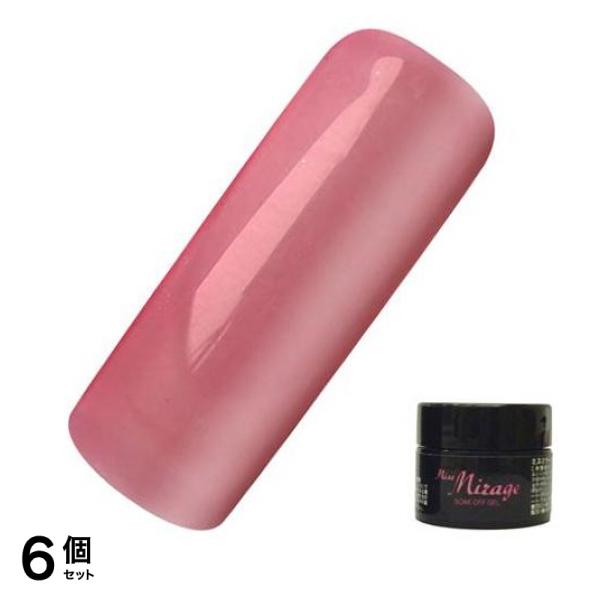 Miss Mirage(ミスミラージュ) ソークオフジェル シアー ミセスローズ S18S 2.5g 6個セット