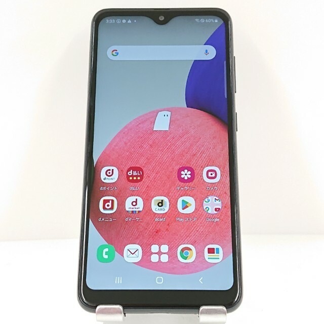 Galaxy A22 5G SC-56B ドコモ ブラック 送料無料 本体 c11169 【中古】