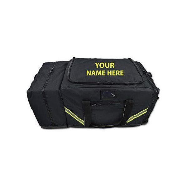 Lightning X Customizable Premium 3XL Firefighter Step-In Gear Bag w/Helmet Compartment & Embroidered