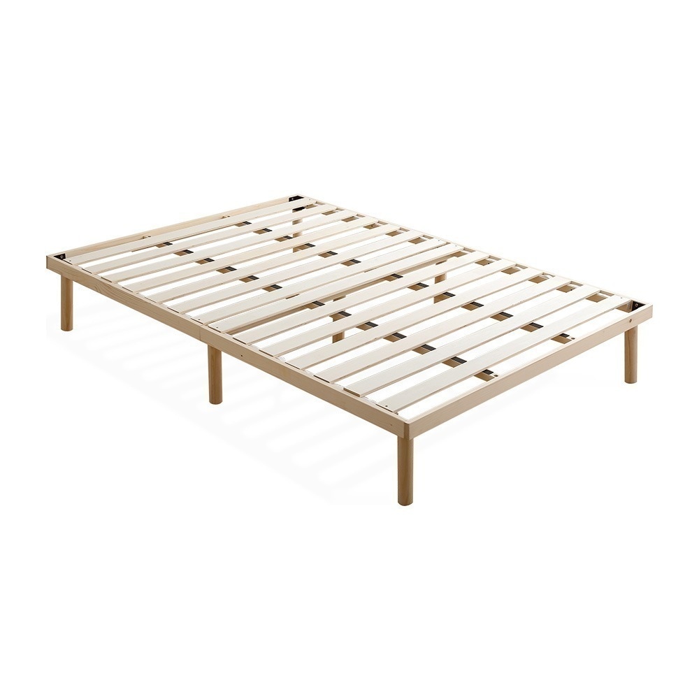 ベッド ダブル すのこ ベット 木製 高さ調節 頑丈 低ホルムアルデヒド スノコ