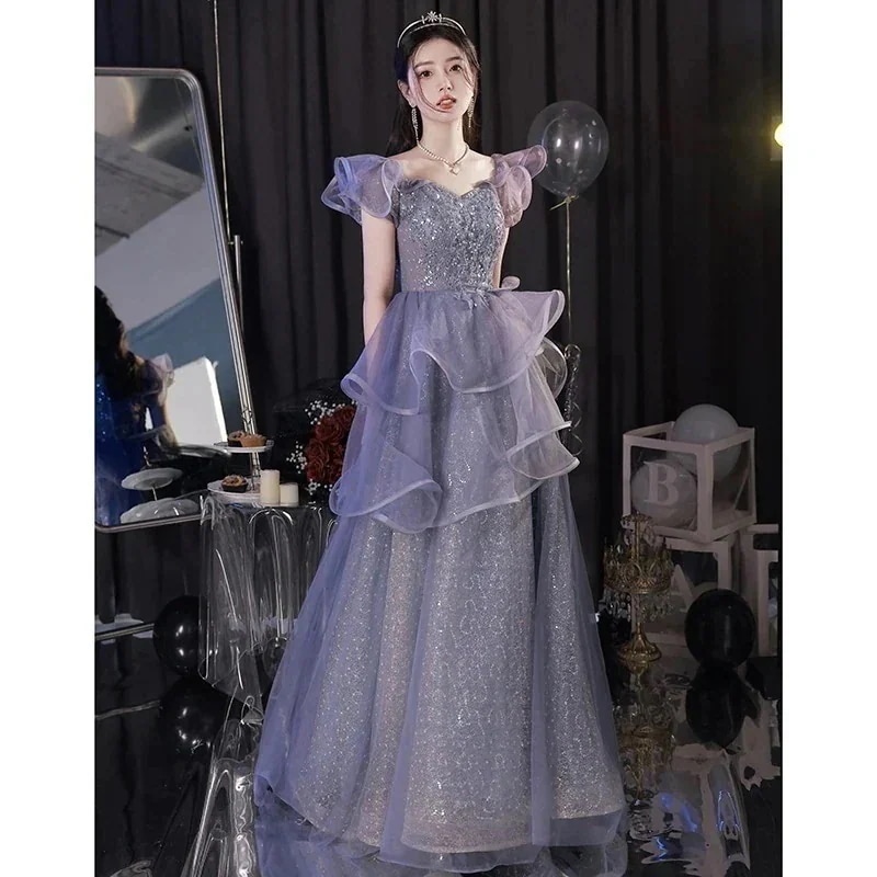 作気質パーティードレス結婚式ワンピース演奏会ドレスウェディングドレス花嫁ロングドレス卒業式成人式ワンピース 7,288円