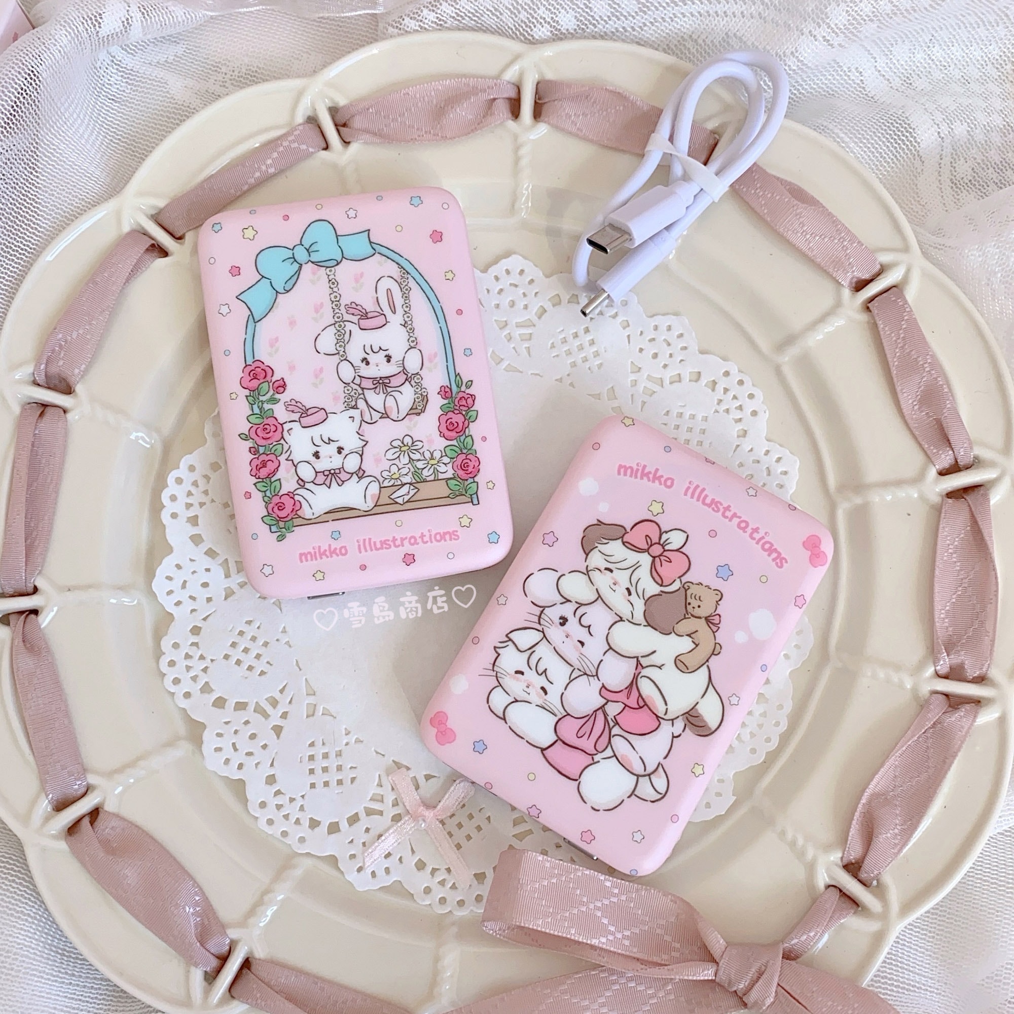 Xuedao Store Mikko 提携磁気急速充電パワーバンク 10000 Mah 小型ポータブルでかわいいパワーバンク