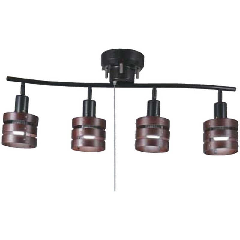 東京メタル　4灯LEDシーリングライト 昼白色　HC-P018BKZ