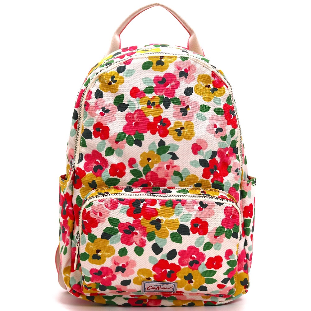 Cath Kidston キャスキッドソン リュックサック 105350816847102 POCKET BACKPACK LARGE PAINTED PANSIES [並行輸入商品]