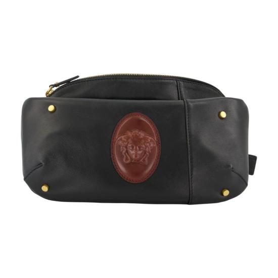 VERSACE Men Belt Bags 1024379 1A17449 2B0AJ black