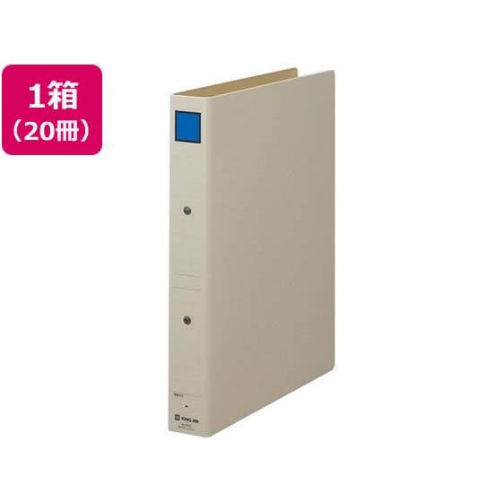 保存ファイル とじ厚30mm A4タテ スクエア青 20冊 キングジム 4373-B