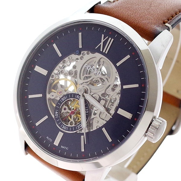 フォッシルフォッシル FOSSIL 腕時計 メンズ ME3154 自動巻き ブルー ブラウン