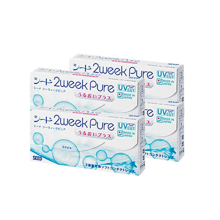 シード 2weekピュアうるおいプラス 6枚 (4箱)