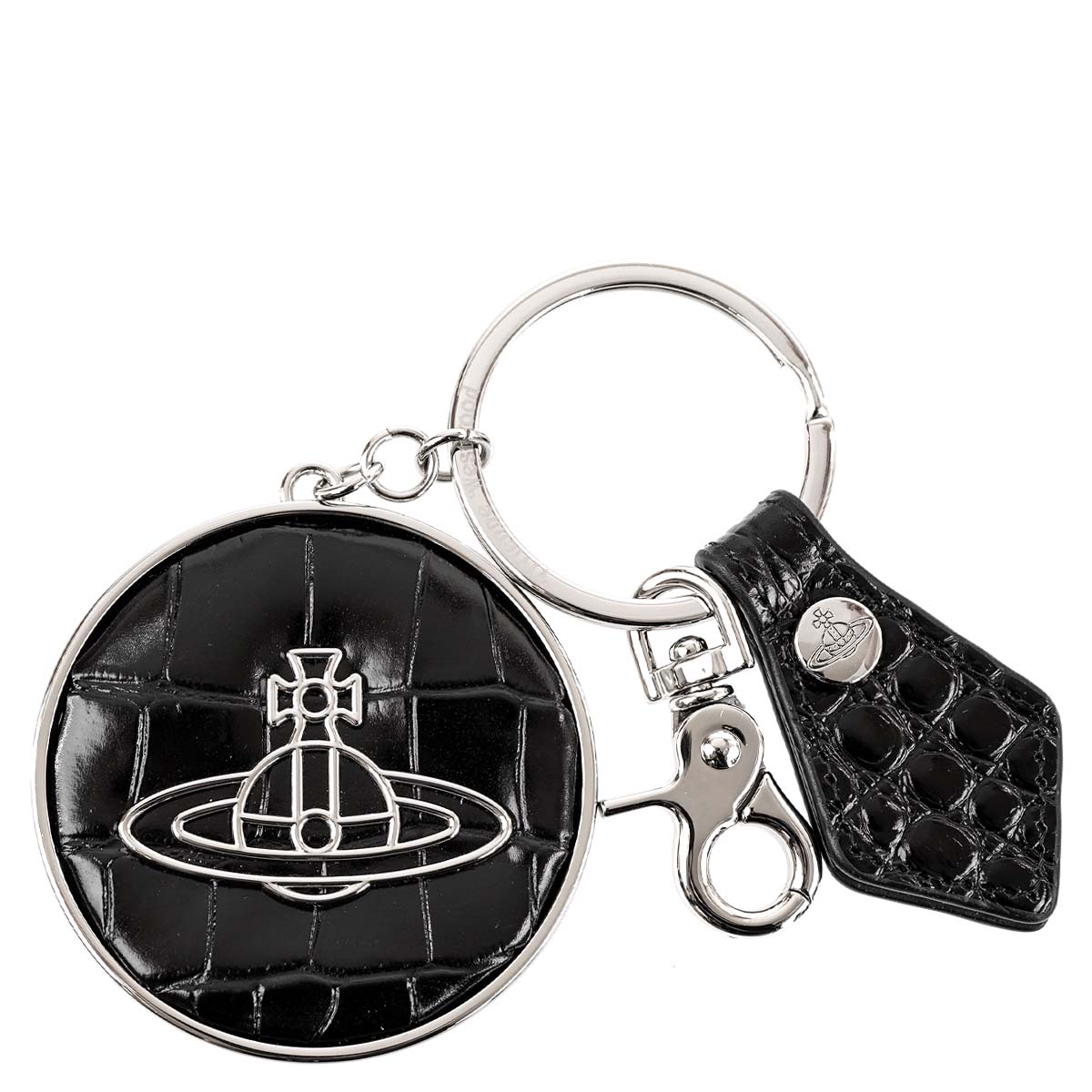 キーリング 82030103 L0039 CROCODILE THIN LINE ORB KEYRING レディース N401 B