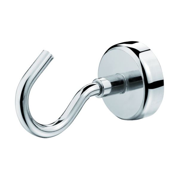 (まとめ) TRUSCO 強力マグネットフック 固定タイプ 42mm THM-42N 1個 (×3セット)