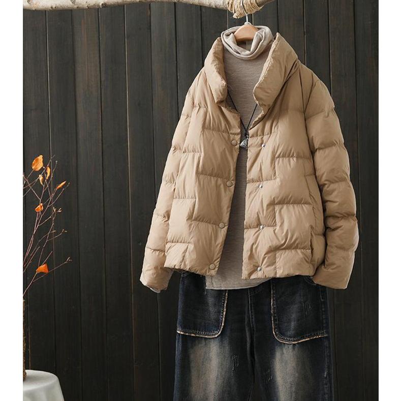 ダウンコート レディース ショート丈 コート ダウン ジャケット アウター トップス 無地 カジュアル おしゃれ 通勤