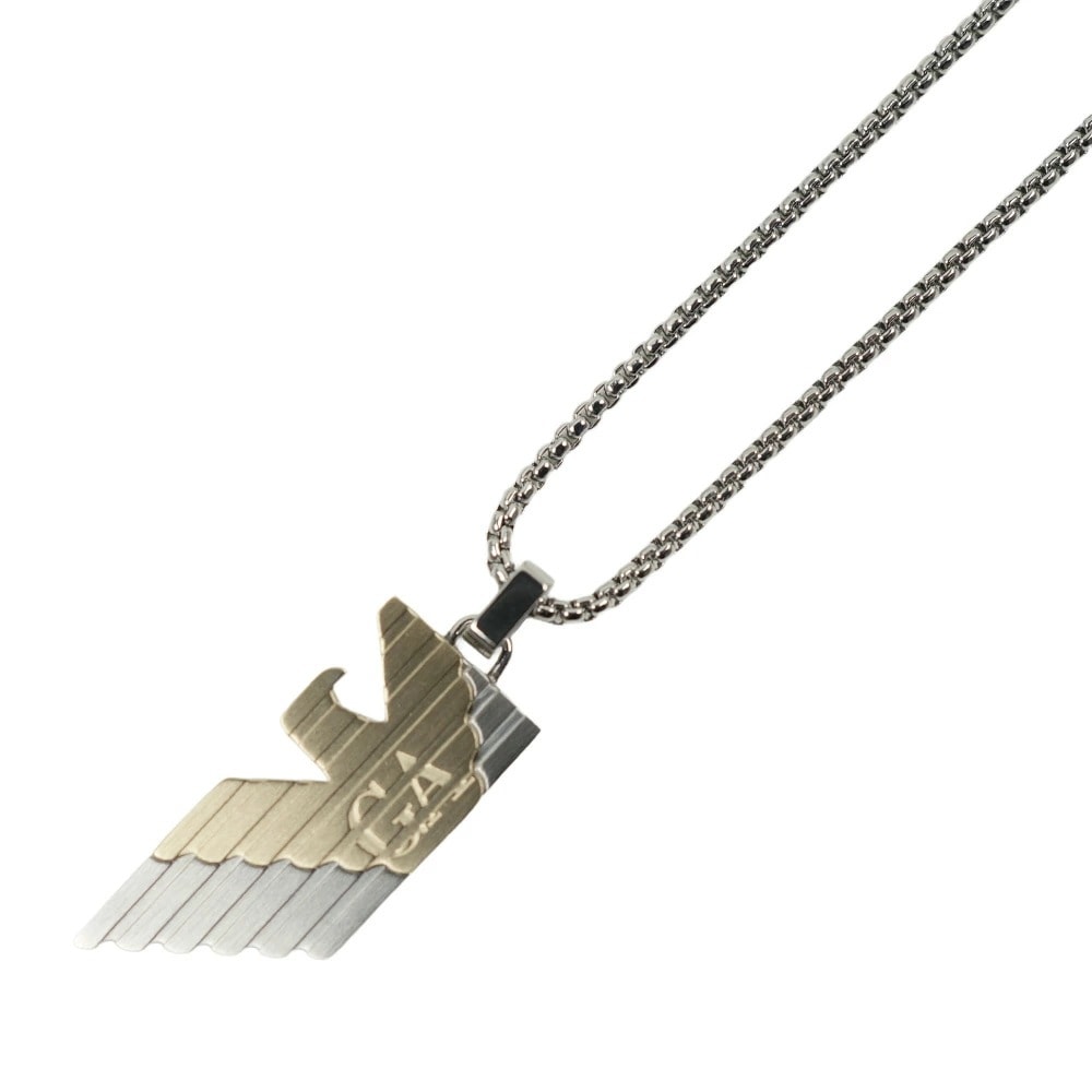 エンポリオアルマーニ ネックレス ペンダント アクセサリー メンズ シルバー ゴールド カラー ステンレス EMPORIO ARMANI EGS3073040