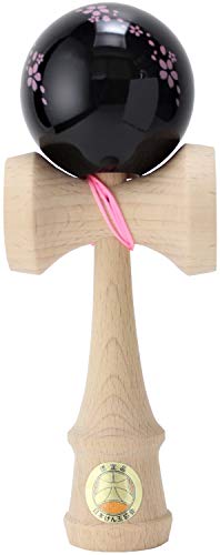 色：さくら・黒 日本けん玉協会認定 New 競技用けん玉「大空」さくら黒 国産品 (OZORA KE