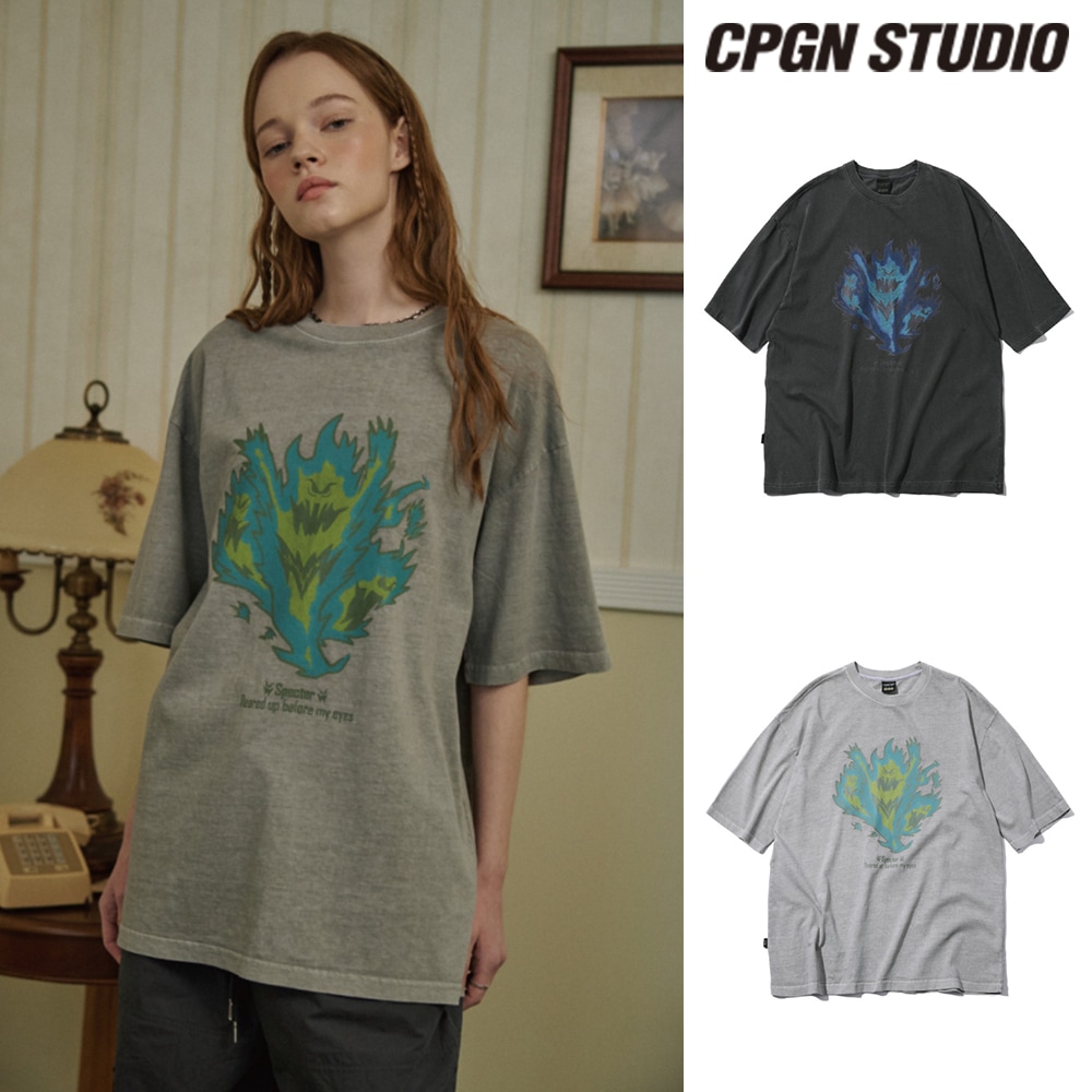 【CPGN STUDIO】 Specter Pigment Short Sleeve T-shirt