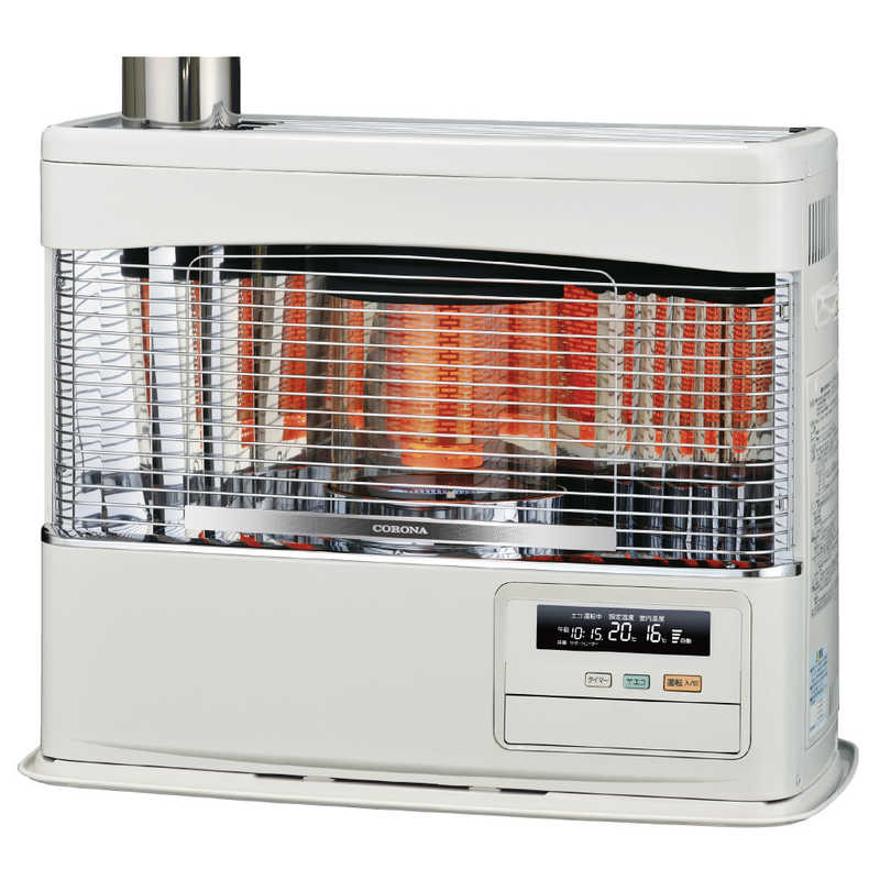 コロナ　CORONA　ポット式輻射床暖ストーブ PRシリーズ ［木造20畳まで / コンクリート32畳まで］ ホワイト　UH-7725PR 116,900円