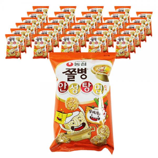 農心チョルビョンスナック安城湯麺の味 농심 쫄병스낵 안성탕면맛