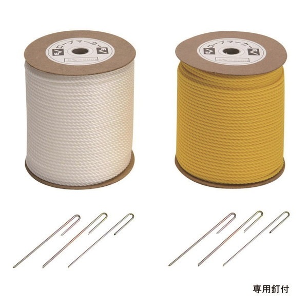 エバニュー EKA183 90 ロープマーカー6×200 白