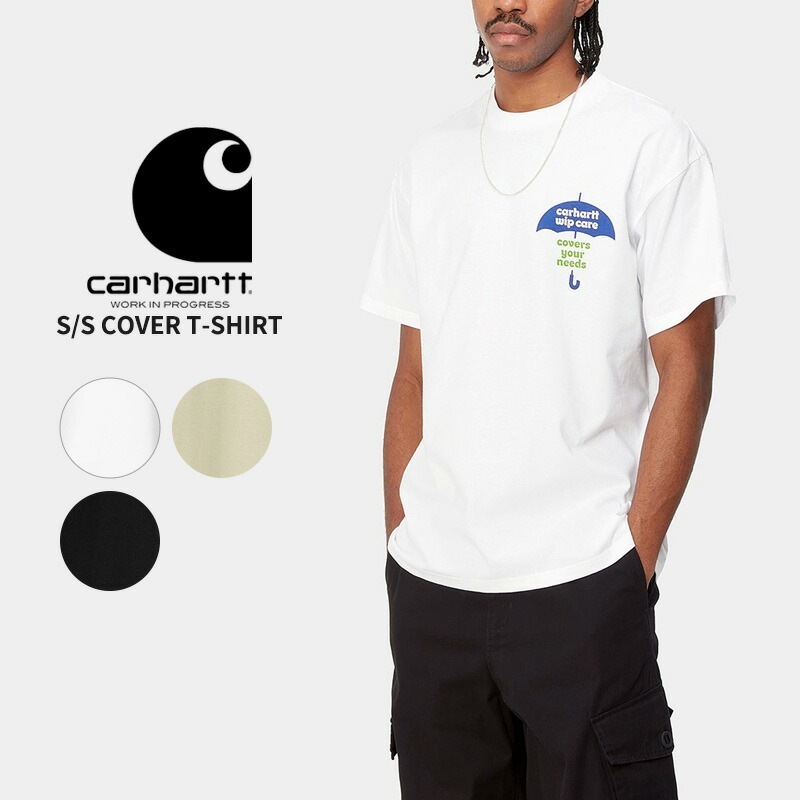 カーハート ダブリューアイピー 半袖 Tシャツ メンズ Carhartt WIP S S COVER T-SHIRT i033165 カットソー トップス tシャツ