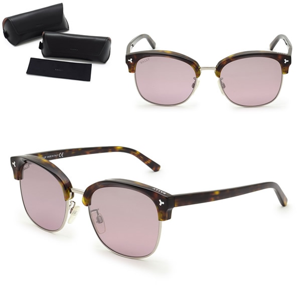 サングラス BY0012-H/S 56U 54 サングラス ノーズパッド UVカット メンズ ハバナ シルバー バーガンディ